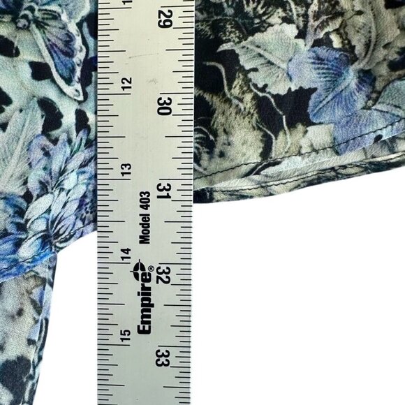 Camilla Mini Dress with Long Overlay Silk Crystal Embellished Size XS Hush Hush - Picture 16 of 16